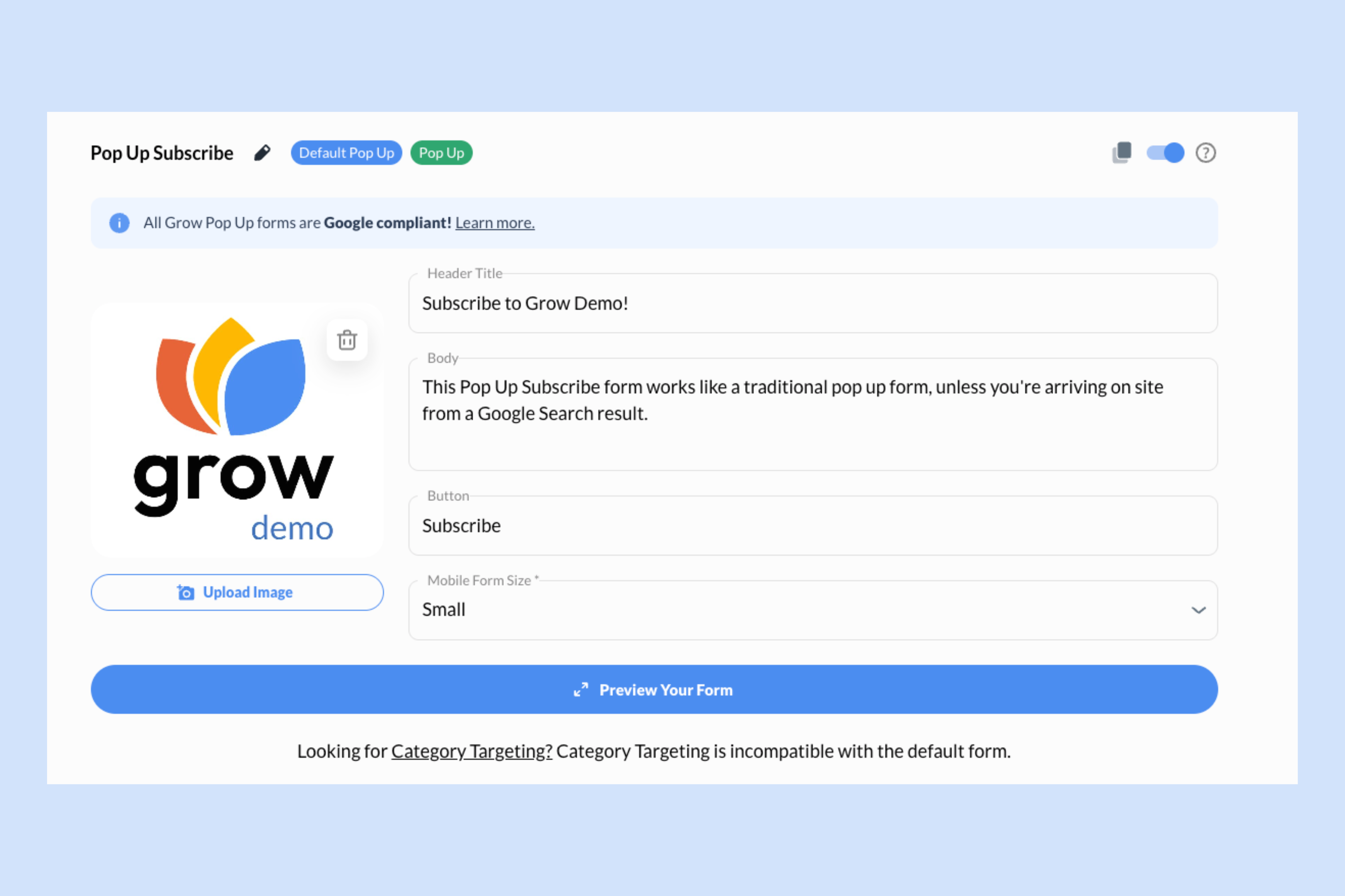 Manage Form - Pop Up Subscribe.png
